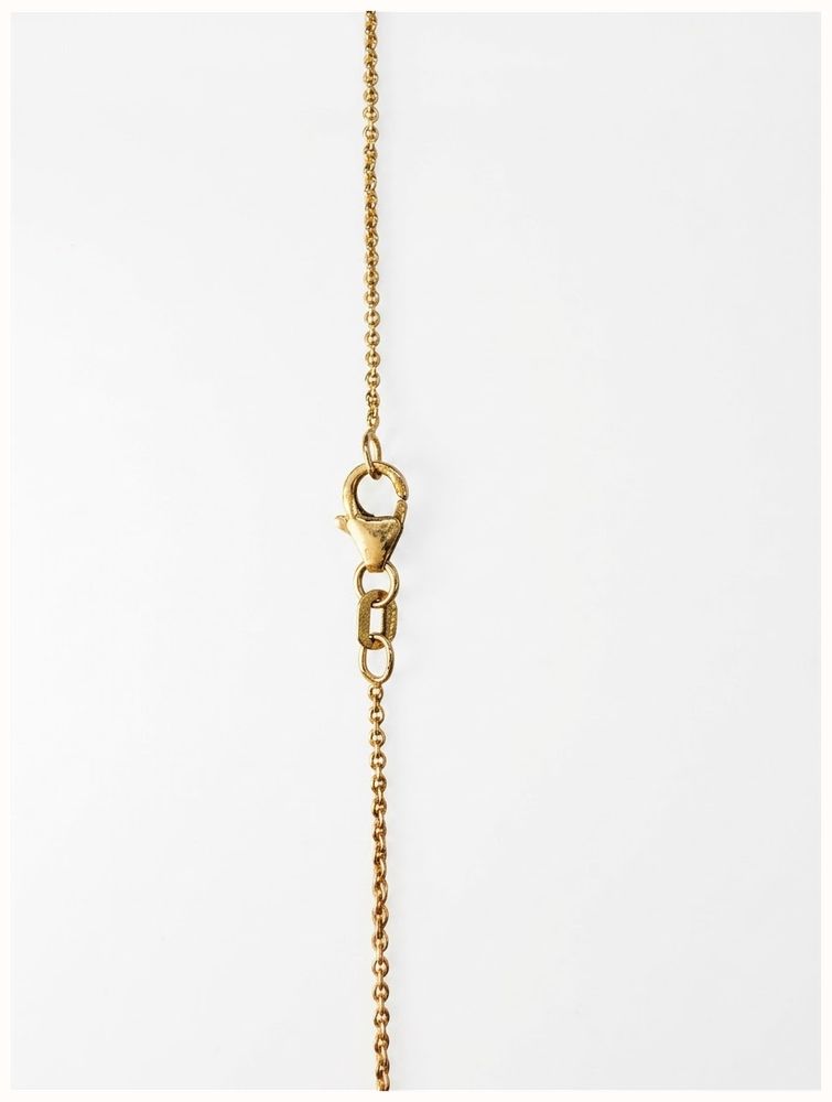 9ct Yellow Gold Drop Pendant Necklace J87184 - vue alternative 3