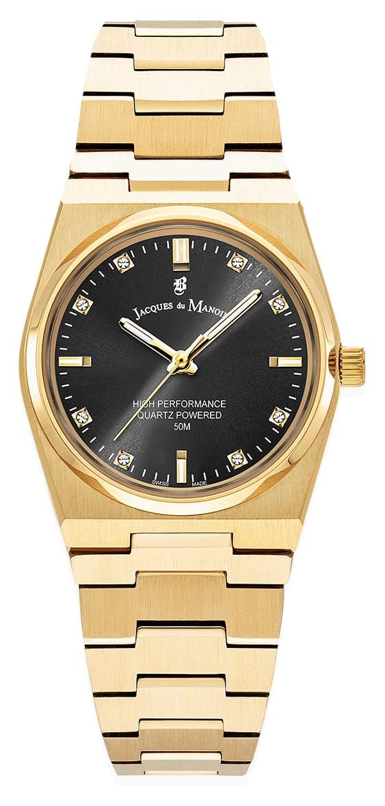 Jacques Du Manoir Horizon ThreeHand Crystal Quartz 31mm Watch Jacques Du Manoir Horizon ThreeHand Crystal Quartz 31mm Watch