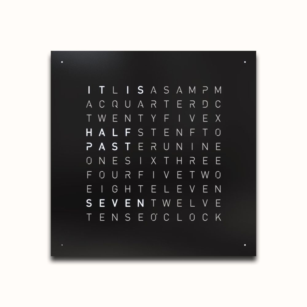 QLOCKTWO QT4ENBLPC-UK BLACK