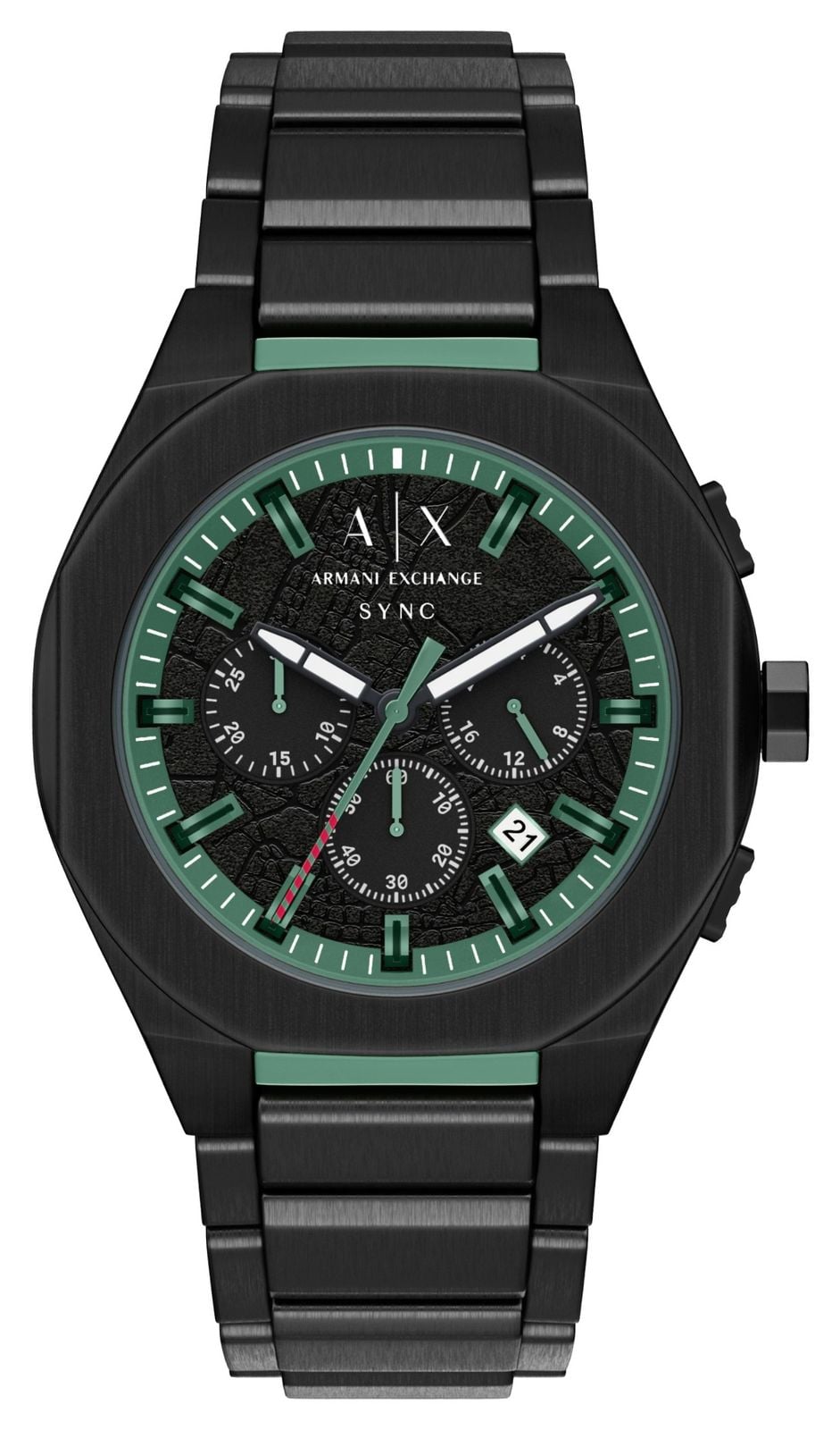 Armani Exchange Chronographe Ã  quartz (44 mm), cadran noir montre