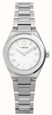 Timex Q timex continental mini (24 mm) quadrante argento / bracciale in acciaio inossidabile TW2Y68500