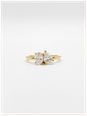 1ct Oval & Pear Lab Grown Diamond 18ct Yellow Gold Toi Et Moi Ring SR3662(LG-YG)18