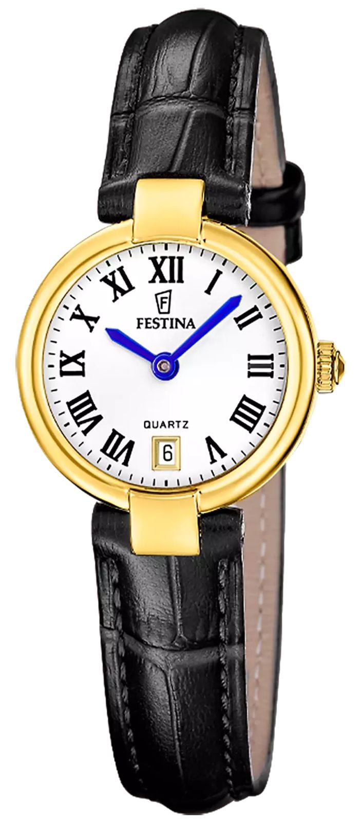 Festina Mademoiselle Quartz 26mm White Dial  Black Watch