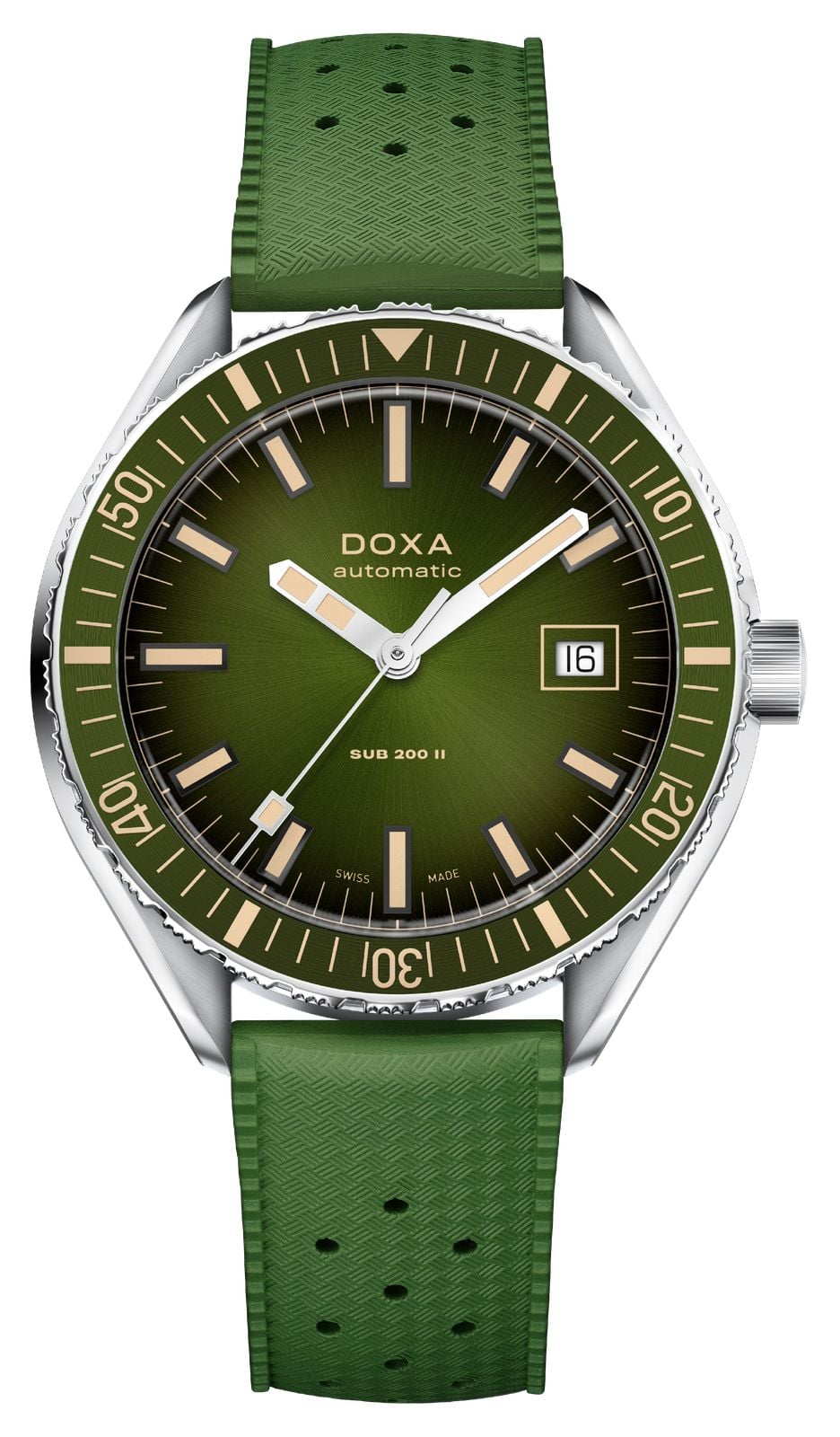 DOXA Sub 200 II Sea Emerald (44 mm), cadran vert soleillÃ©, montre