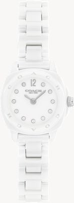 Coach Kitt 21mm weiße Keramik Damenuhr 14504662
