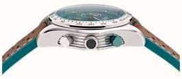 Aston Martin Thrill SGT W Quartz Chronograph (42mm) Podium Green Dial / Tan & Podium Green Silicone Strap MTRS1F501 - alternate view 3