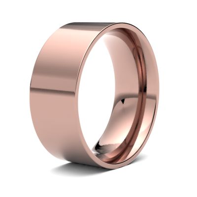 James Moore Wedding Ring | Oro rosa 18 carati | 8 mm | leggero | misura piatta | ag_8gle-18r AG_8GLE-18R