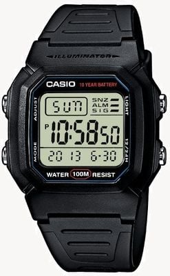 Casio Sports Gear Alarm Chronograph Digital W-800H-1AVES