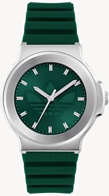 Adidas EXPRESSION THREE (41mm) Green Dial / Green Silicone Strap AOFH25501