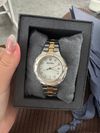 Customer picture of Bulova Prestige Crystal Quartz (32mm) Mother-of-Pearl Dial / Two-Tone Stainless Steel Bracelet 98P234