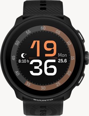 Suunto Relógio de corrida leve amoled Run (46 mm) todo preto - silicone SS051272000