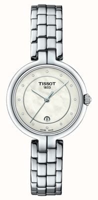 Tissot Flamingo | Mother Of Pearl Dial | Stainless Steel Bracelet T0942101111601