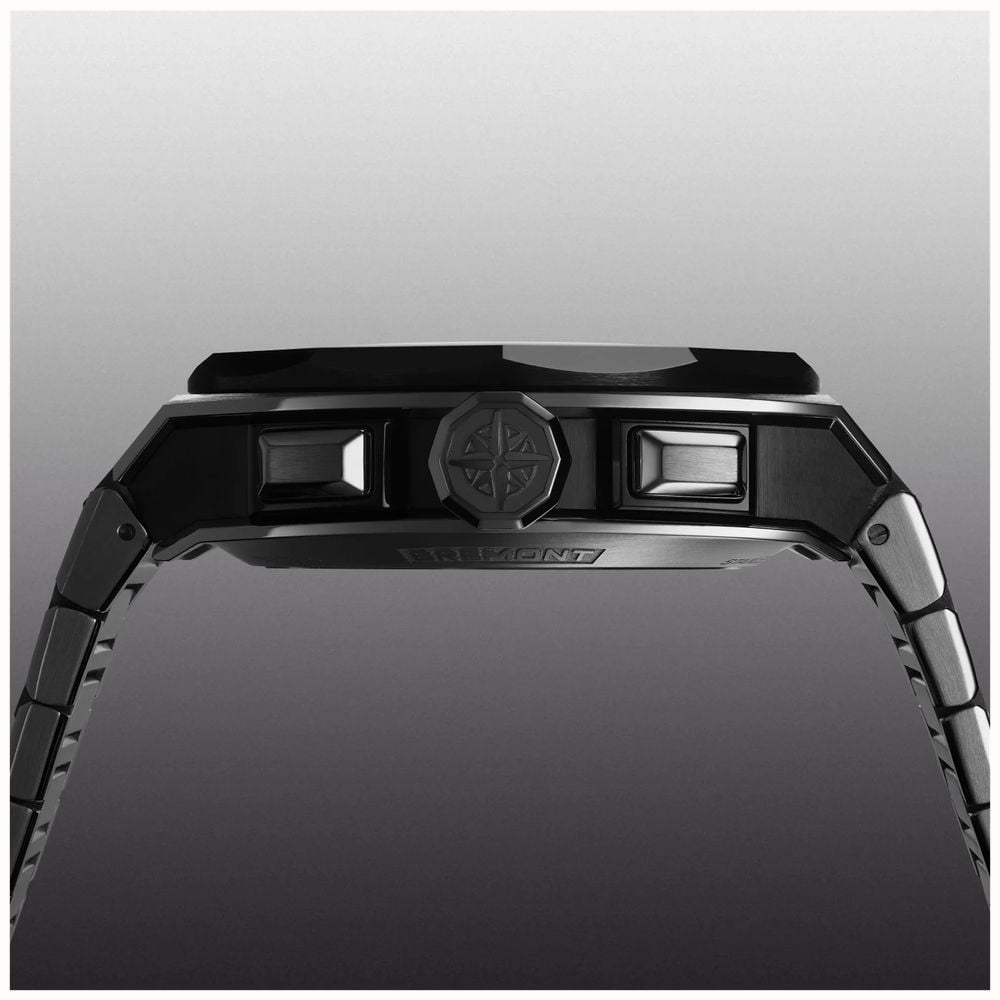 Bremont Supernova Chronograph Automatic (41mm) Black Galvanic Metal Dial / Stainless Steel Bracelet SN41-CHR-SS-BK-B - vista alternativa 5