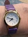 Customer picture of Limit Women's Purple Strap White Dial 6982