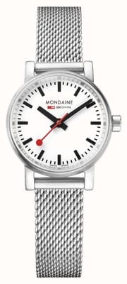 Mondaine Женские часы evo2 petite с сеткой из нержавеющей стали 26 мм MSE.26110.SM