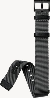 Hamilton Straps Bracelet NATO gris kaki - 20 mm (bracelet seul) H690694107