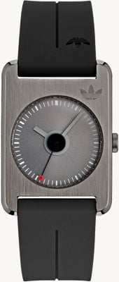 Adidas RETRO POP ONE Gunmetal (31mm) Gunmetal Dial / Black Rubber AOST23563