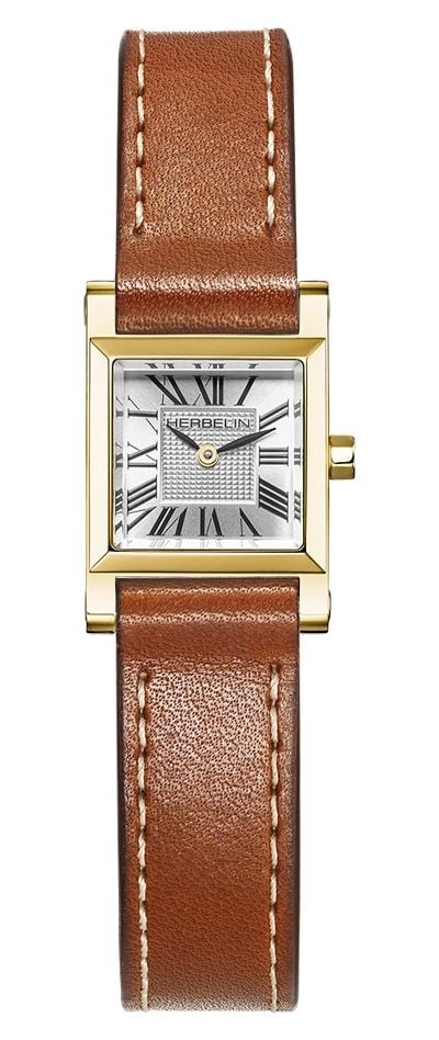 Herbelin AntarÃ¨s carrÃ©e Ã  quartz (19,4 mm), cadran montre