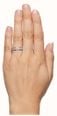 1ct Round Brilliant Natural Diamond 9ct White Gold Half Eternity Ring J48074 - alternatieve weergave 4