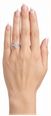 0.47ct Marquise Natural Diamond Platinum Halo Ring ENG4958 - alternative Ansicht 4