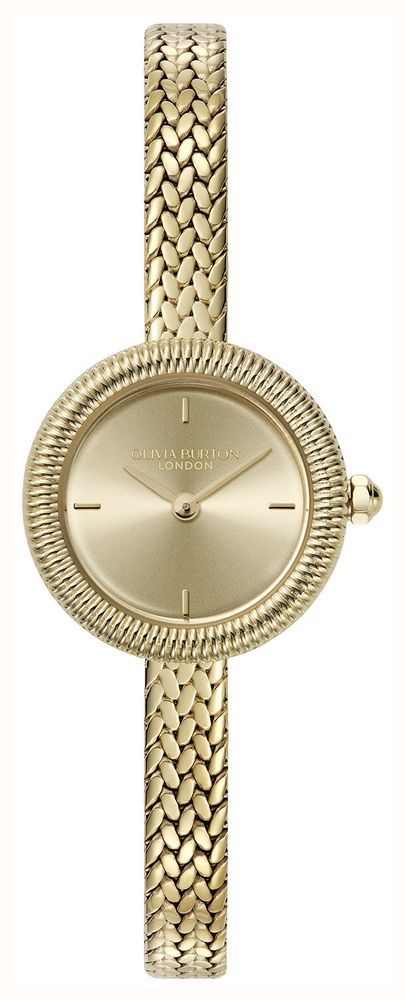 Olivia Burton Montre Classique (20 Mm) Avec Cadran Soleillé Doré