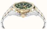Philipp Plein PLEIN MAJESTY Quartz (44mm) Green Sunray Dial / Two-Tone Stainless Steel Bracelet PWBHA0626 - vista alternativa 2