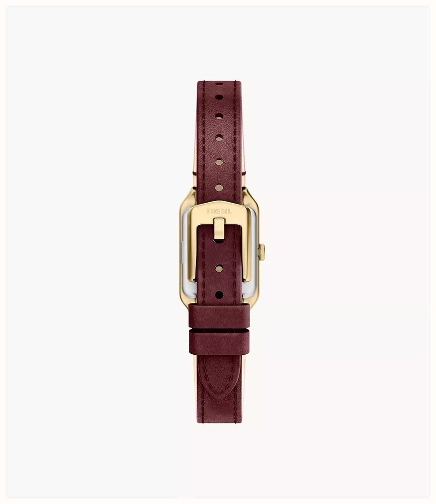 Fossil Raquel 18 mm Three-Hand Red Leather ES5530 - vista alternativa 2