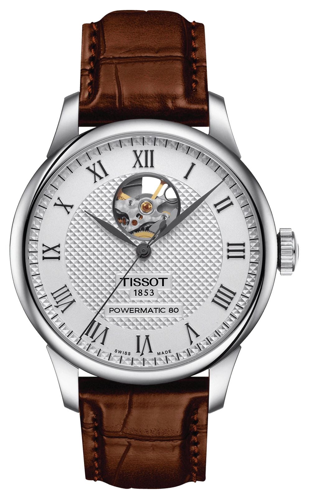 Tissot Hommes le locle | powermatic 80 | cadran coeur ouvert montre