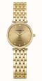 Herbelin Epsilon Diamond Quartz (28mm) Gold Sunray Dial / Gold PVD Stainless Steel Bracelet 17116BP1N68Y83