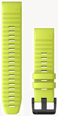 Garmin Nur Quickfit 22 Uhrenarmband, amp gelbes Silikon 010-12863-04