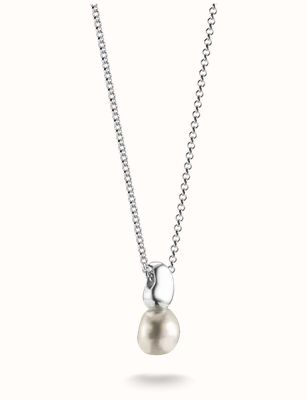 Thomas Sabo Bold Elegance Sterling Silver Freshwater Pearl Pendant KE2318-082-14-L45V