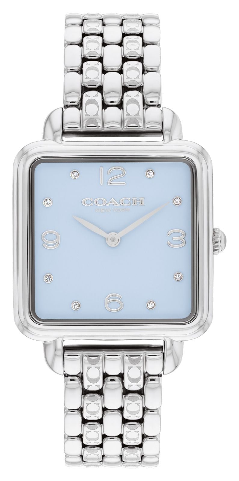 Coach Cass (28 mm) cadran bleu clair / bracelet en acier montre