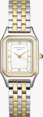Rosefield アイビー（21mm）マットホワイト文字盤／ツートーンステンレススチールブレスレット OCWDSD-OC03