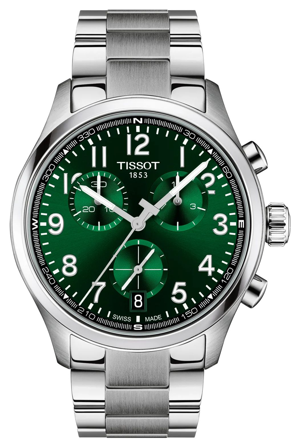 Tissot Chronographe Ã  quartz (42 mm), cadran vert / montre