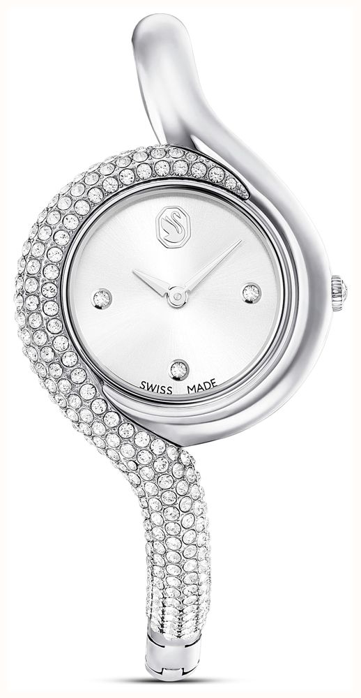 Swarovski Dextera Asymmetric Crystal (30mm) Silver Dial