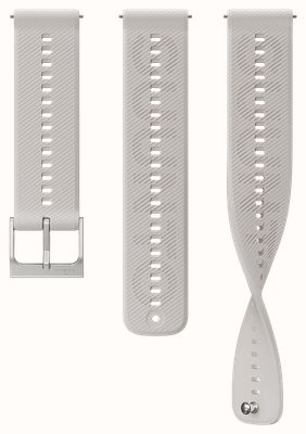 Suunto Bracelet en silicone gris plume Athletic 6 - 22 mm (S+M) - bracelet seul SS051212000
