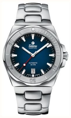 Tutima Glashütte M2 Seven Seas S Automatik (40 mm) blaues Dégradé-Zifferblatt / Edelstahlarmband 6156-04
