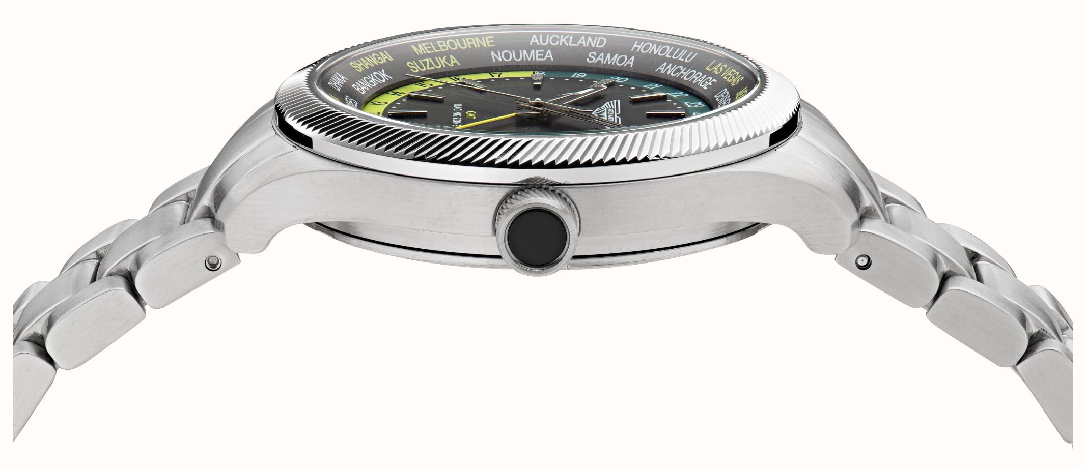 Aston Martin GRZ Icon Quartz Racing Zone GMT (41mm) Podium Green Dial / Steel Bracelet + Silicone Strap MTIZ1F503 - alternative Ansicht 4