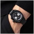 Bremont Supernova Chronograph Hawking Edition (41mm) Black Galvanic Metal Dial / Black Steel Bracelet SN41-CHR-DLC-HWK-B - vista alternativa 9