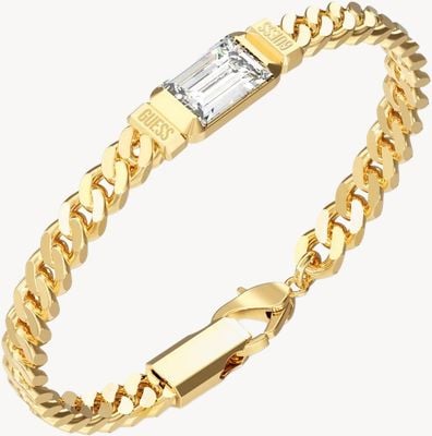 Guess Guess Jewellery Mens Supremo Tag Bracelet UMB06067YGL