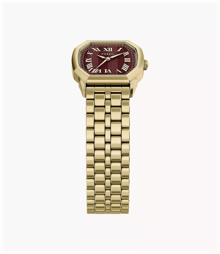 Fossil Harlow 27 mm Three-Hand Gold-Tone Stainless Steel ES5511 - vista alternativa 3