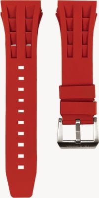 TSAR BOMBA Elemental-Serie – TB820, rotes Silikonarmband – nur Armband TB820S-RED