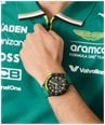 Aston Martin Aramco Formula One™ Team PIT W Quartz Multifunction (46mm) Black Dial / Podium Green Silicone Strap MTFP1F501 - alternative Ansicht 5