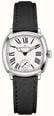 Hamilton American Classic Cushion Mechanical (30mm) Enamel White Dial / Black Leather Strap Watch H36109720