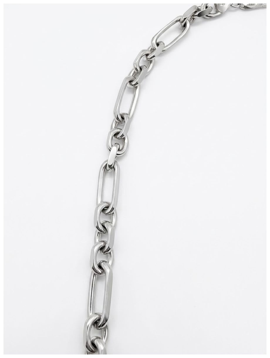 Fred Bennett Men's Silver Figaro Rolo Chain Length 55cm Jewellery