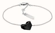 Calvin Klein Ladies Faceted Black Heart Bracelet 35001000