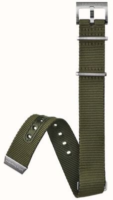 Hamilton Straps Hamilton Strap Only Strap-Set Polyester Nato Green-18/18 Watch H690000132
