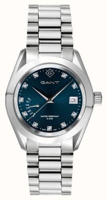 GANT Castine 水晶 (35 毫米) 蓝色表盘 / 不锈钢 G176002