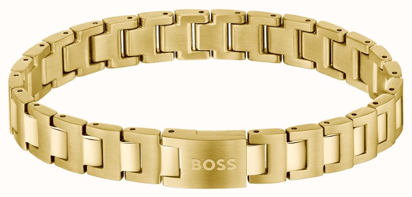 BOSS Jewellery Men's Candor Gold PVD Stainless Steel Bracelet 1580753