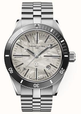 Favre Leuba Deep Raider Renaissance Automatic (40mm) Meteorite Dial / Stainless Steel Bracelet 00.20308.101.52.200